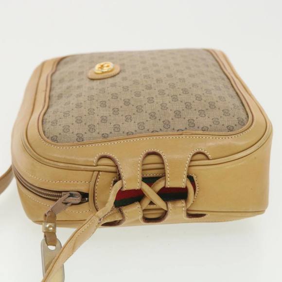 Gucci Web Sherry Line Micro Gg Canvas #72888G32B - Picture 4 of 15
